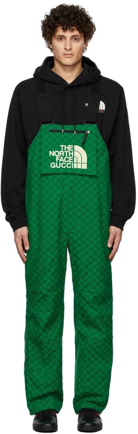 north face gucci overalls green|gucci north face bag.